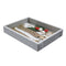 Gris 15.4 X 11.8 X 2.5 Cm Una Rejilla