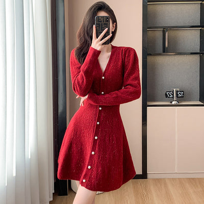 Vestido Elegante Ajustado para Fiestas de Fin de Año - Image 9