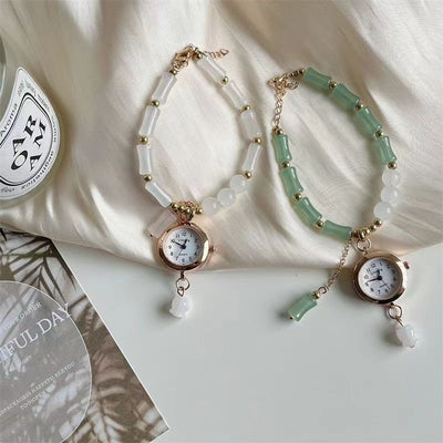 Reloj de Cuarzo para Mujer con Pulsera Nudo Bambú Estilo Chino - Image 20