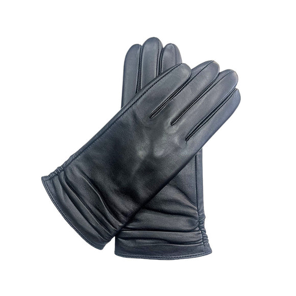 Guantes de Cuero Oveja para Mujer con Pantalla Táctil - Invierno Cálido