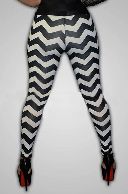 Pantalones Casuales a Cuadros Blanco y Negro - Image 6