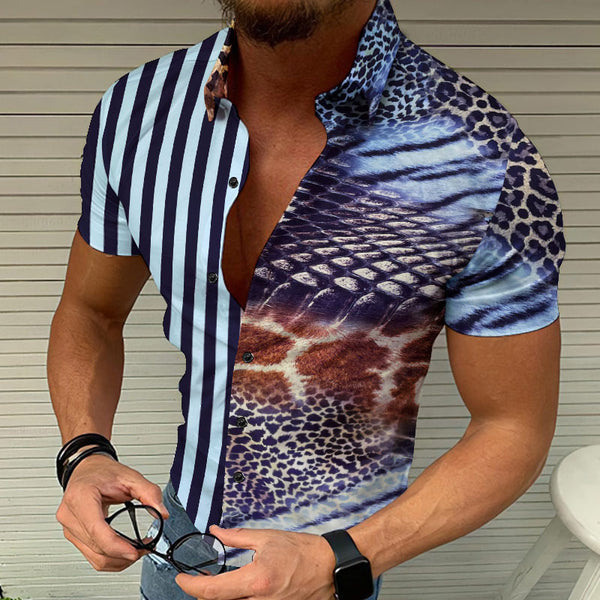 Camisa de Playa Estampada para Hombre
