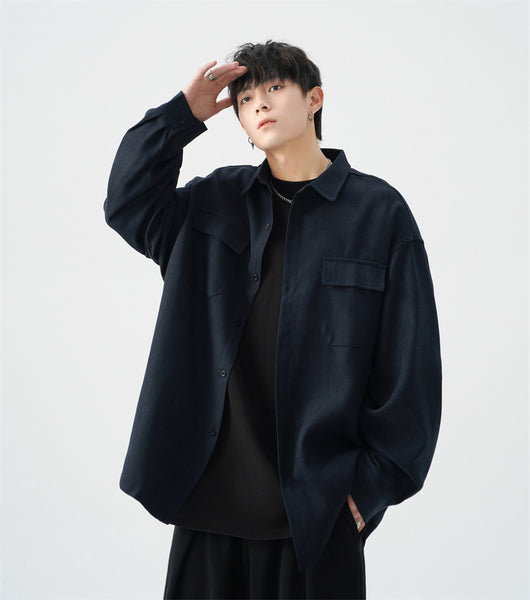 Camisa Jacket Casual Oversize para Hombre - Talla Grande - Image 9