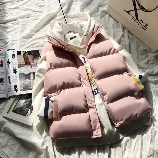 Chaleco Acolchado de Algodón para Mujer - Versátil y Cálido