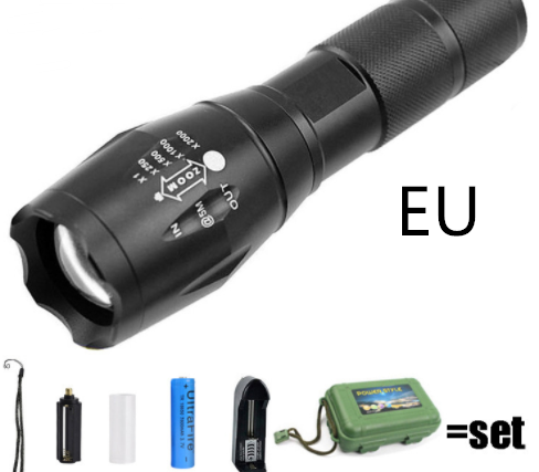 Linterna Táctica Recargable Ultra Potente - Impermeable para Defensa y Aventura - Image 7