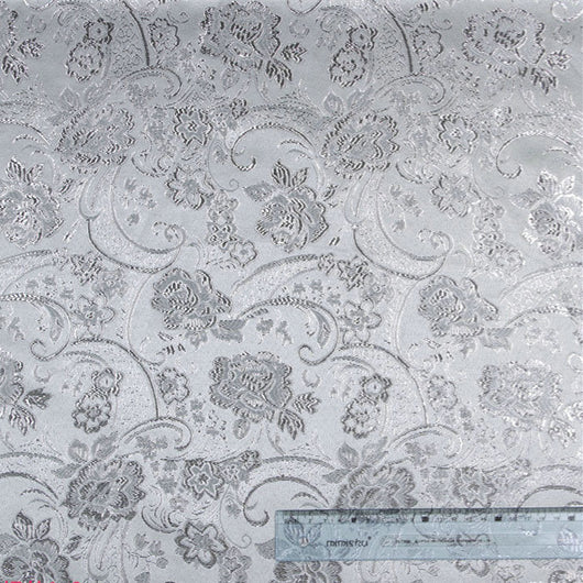 Tela Jacquard Dorada y Plateada en Poliéster - Image 15