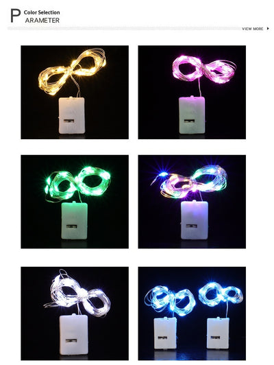Luces LED Decorativas Cuadradas con Batería - Multicolor Ambiente - Image 16