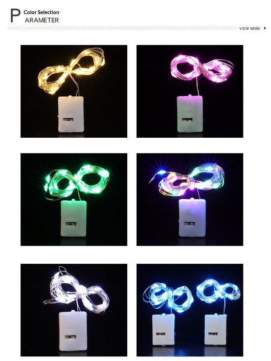 Luces LED Decorativas Cuadradas con Batería - Multicolor Ambiente - Image 16