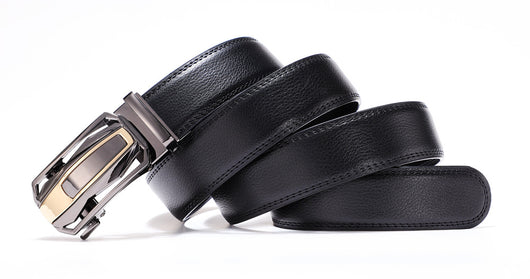 Cinturón de Cuero Doble Capa para Hombre - Elegancia Profesional y Casual - Image 13