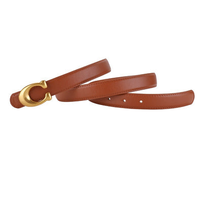 Cinturón Malla Rojo con Hebilla C - Accesorio Versátil y Moderno para Mujer - Image 12