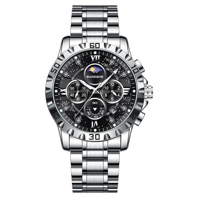 Reloj de Cuarzo Luminoso Impermeable para Hombre - Elegancia Profesional - Image 6
