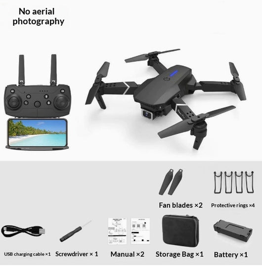 Dron E88 Cámara Dual 4K HD - Fotografía Aérea Profesional con Control Remoto - Image 14