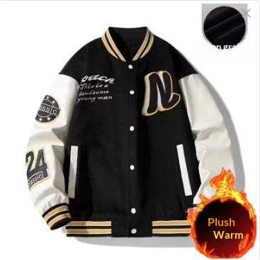 Chaqueta Casual Unisex con Bloques de Color y Parches - Image 17