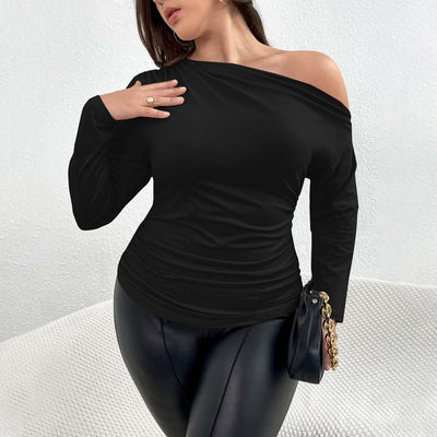 Blusa Elegante Asimétrica para Mujer Madura - Image 6
