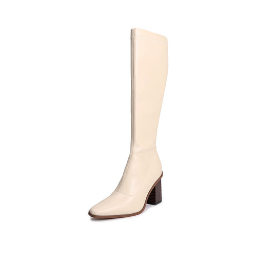 Botas Knight Cuadradas Minimalistas - Tendencia Viral para Uso Diario - Image 3