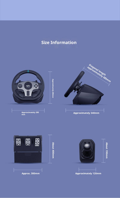 Volante de Carreras PXNV9 Compatible con PC, PS3, PS4 y Xbox One - Image 7