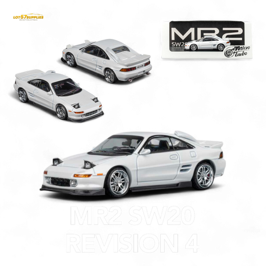 Microturbo Toyota MR-2 SW20 Revision 4 V2 Branco 1:64