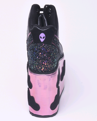 Zapatos Plataforma con Lentejuelas Negras - Estilo Cloud YRU - Image 5