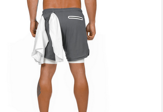 Shorts Joggers 2 en 1 para Hombre - Deportivos con Bolsillos Ocultos y Cierre de Seguridad - Image 8