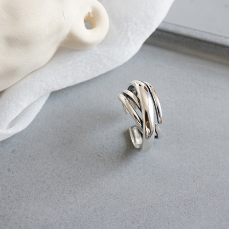 Anillo Vintage Multicapa en Plata S925 - Image 6