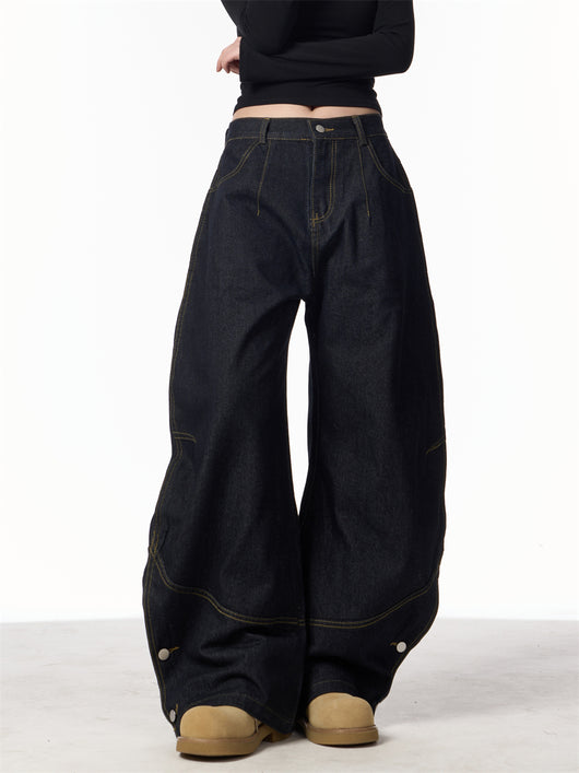 Pantalones Anchos Retro Primavera - Image 5