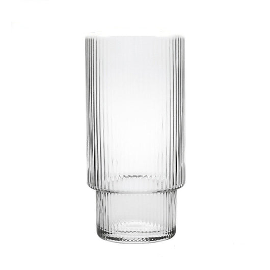 Botella de Agua Cristal Transparente con Patrón Vertical Estilo Nórdico Japonés - Image 8