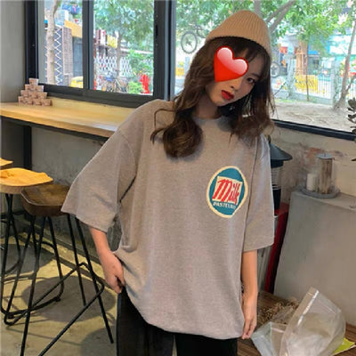 Blusa Suelta Estilo Coreano Harajuku BF para Estudiantes - Image 16