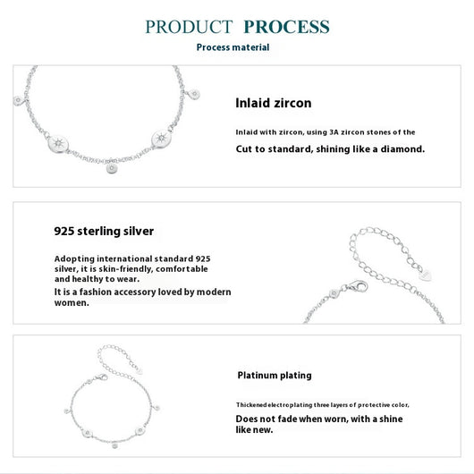 Pulsera de Plata Esterlina S925 con Diseño de Moda Personalizado - Image 9