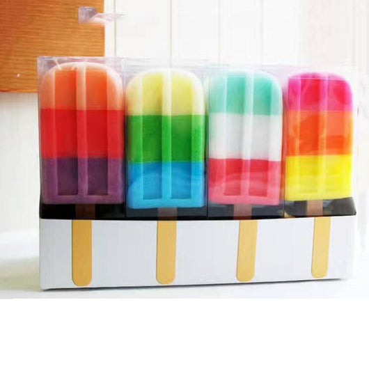 Esponja de Baño Suave Diseño Paleta de Hielo - Accesorio de Ducha Colorido - Image 6