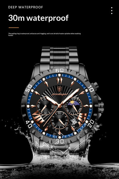 Reloj Multifuncional para Hombre con Fases Lunares - Image 10