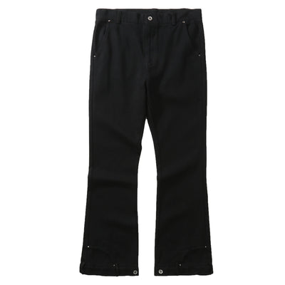 Pantalones Overol Hombre Trendy Pierna Ancha Casual Sólido - Image 4