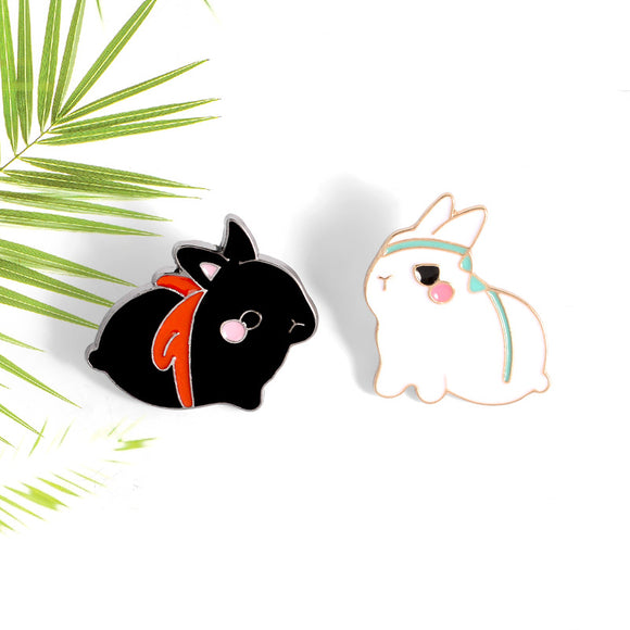 Broche de Conejo Animado