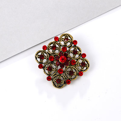 Broche de Aleación con Cristales de Fantasía Pequeño - Image 12