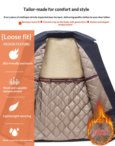 Chaqueta Acolchada de Grafeno para Hombre - Invierno y Otoño - Image 12
