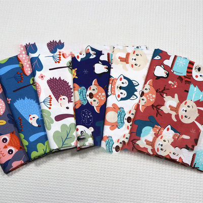 Tela Twill de Algodón 100% Ecológica con Estampado y Teñido Natural