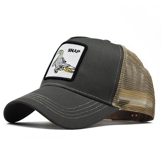 Gorra de Béisbol con Bordado de Animales y Red Trasera - Image 3