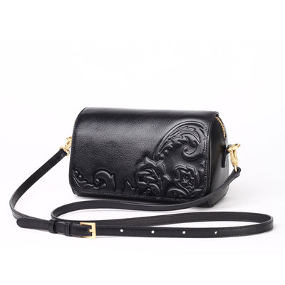 Bolso Mensajero de Cuero Genuino para Mujer - Image 8
