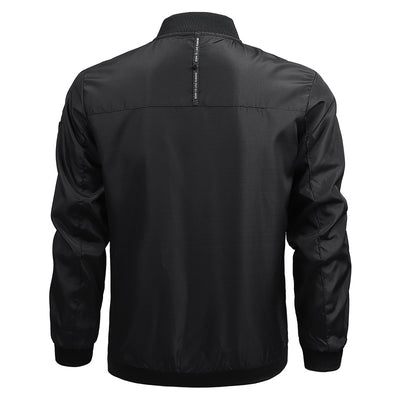 Abrigo Casual de Hombre Liso para Primavera y Otoño - Image 3