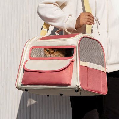 Bolsa Transportadora para Mascotas Transpirable de Gran Capacidad Plegable - Image 14