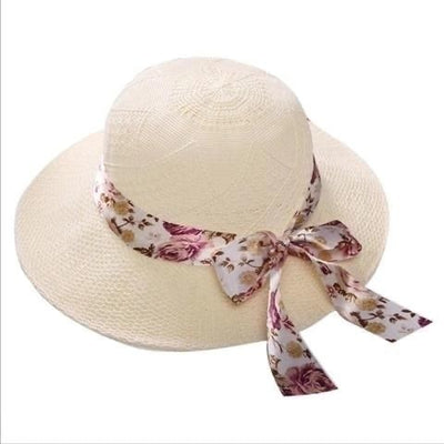 Sombrero de Paja con Lazo Monócromo y Ala Ancha - Image 8