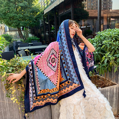 Bufanda Étnica Larga Estilo Coreano para Verano y Otoño - Image 35