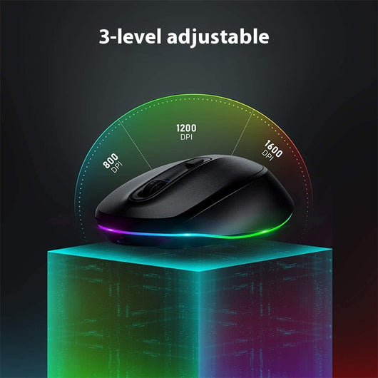 Ratón Inalámbrico Ergonómico 24g Recargable 1600dpi - Image 30