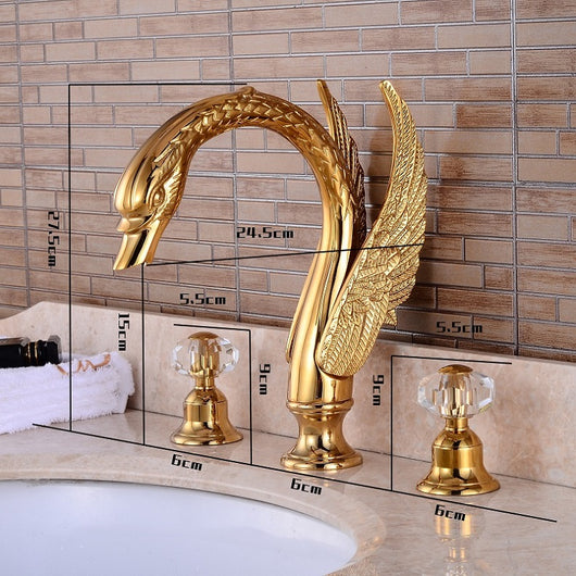 Grifo Black Swan con Manija de Cristal Revestido - Image 5