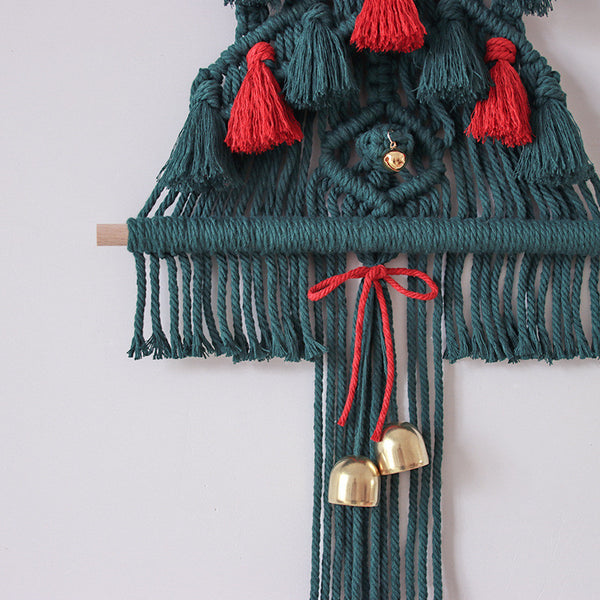 Tapiz Navideño Tejido a Mano Estilo Nórdico - Image 2