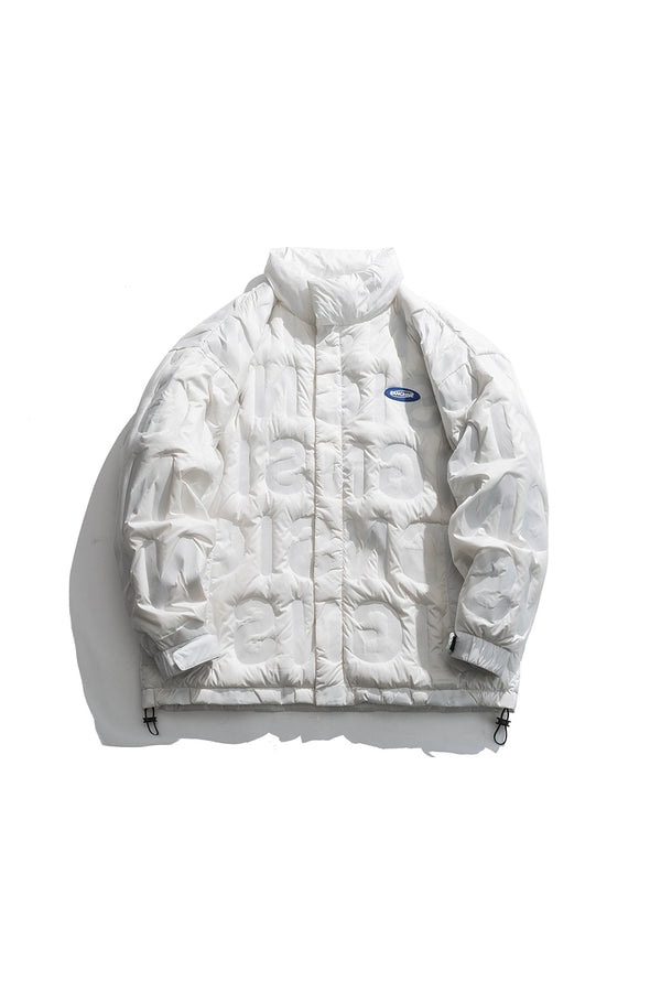 Chaqueta de Plumón Grueso Holgada para Invierno Hombre