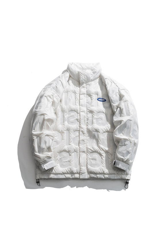 Chaqueta de Plumón Grueso Holgada para Invierno Hombre