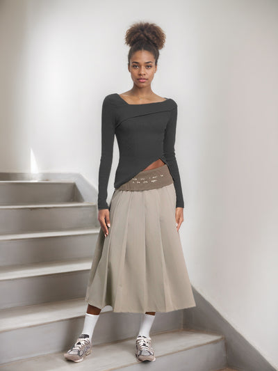 Blusa Manga Larga Mujer Otoño Invierno Ajustada Elegante Estilo Coreano - Image 11