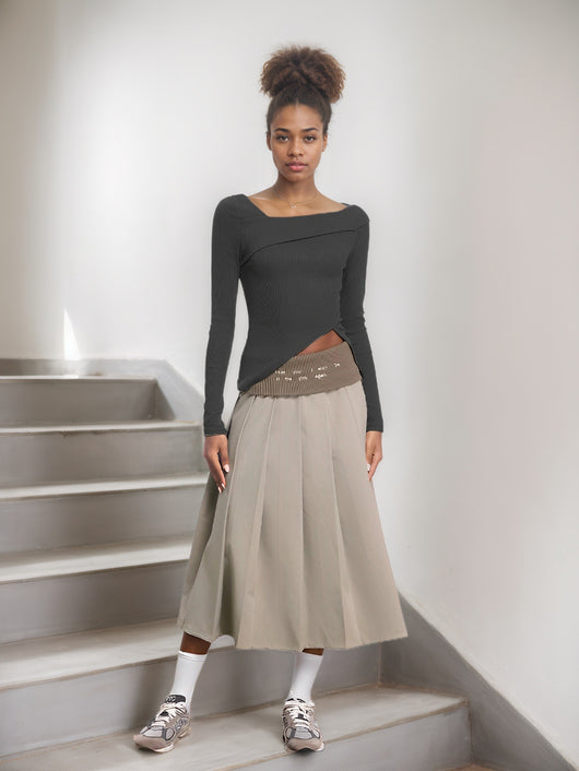 Blusa Manga Larga Mujer Otoño Invierno Ajustada Elegante Estilo Coreano - Image 11