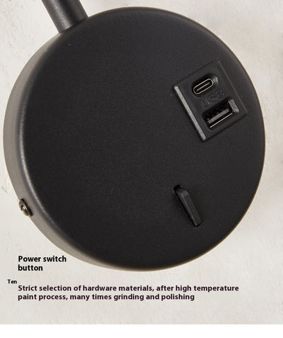 Lámpara de Pared Minimalista para Lectura con Brazo Articulado - Image 21