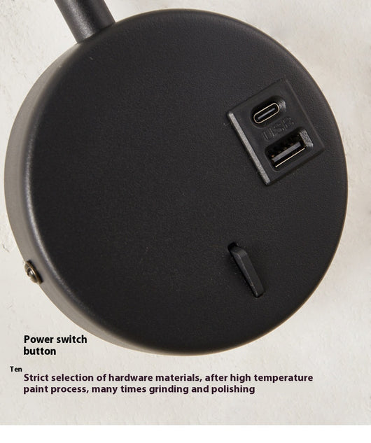 Lámpara de Pared Minimalista para Lectura con Brazo Articulado - Image 21